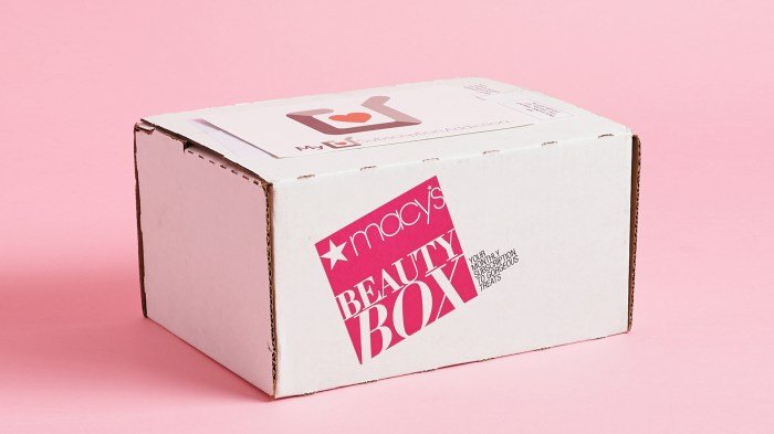 Box beauty macy subscription february review booklet package comes each
