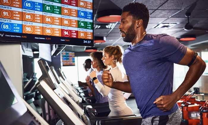 Orangetheory monitor impressions attaches strap chest