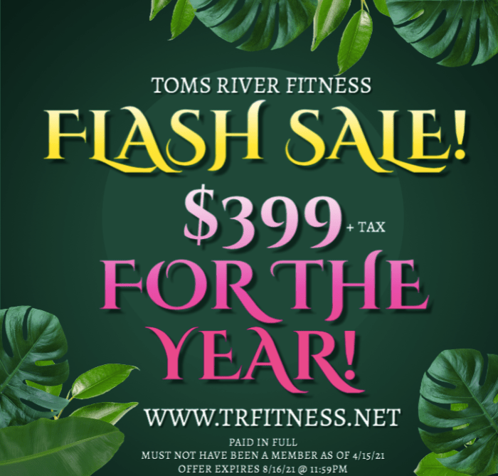 Toms river aquatics fitness center review