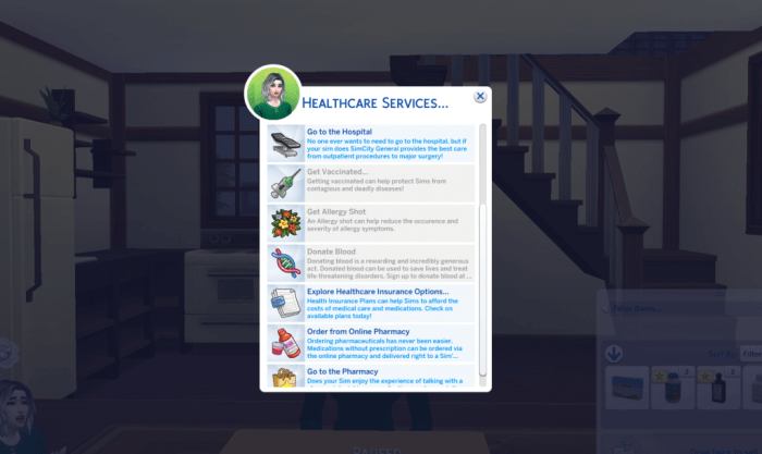 Health care redux sims 4