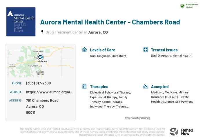 Aurora mental health center