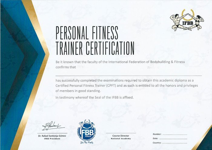 Best personal fitness certification