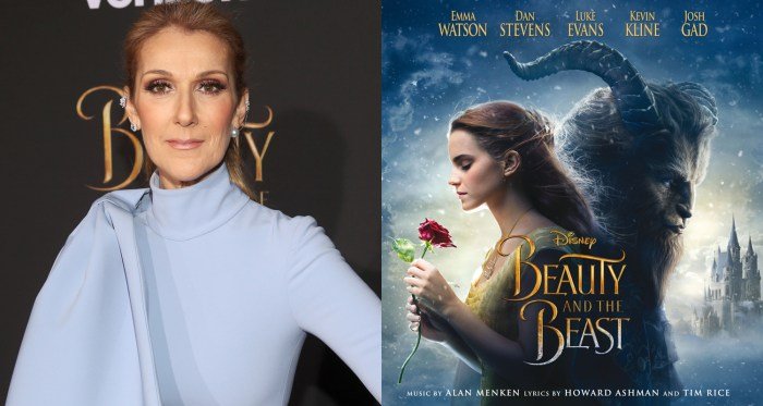 Celine beast beauty sing dion decision song hard admits gown siriano stole christian show