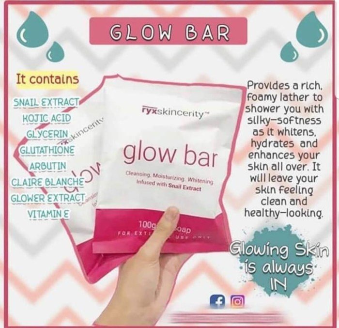 Glowing beauty bar
