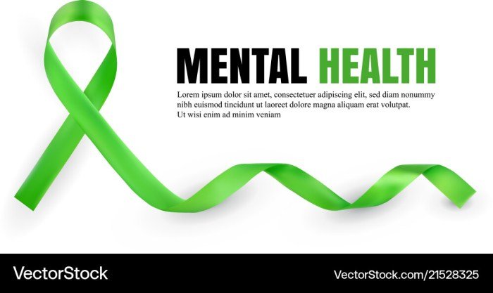 Colors of mental health awareness