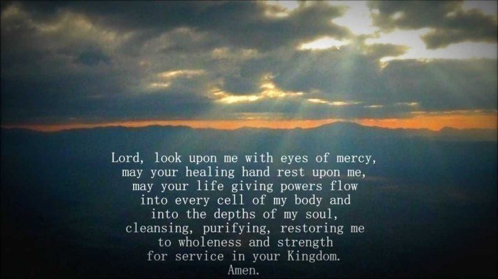 Prayer for health of loved one