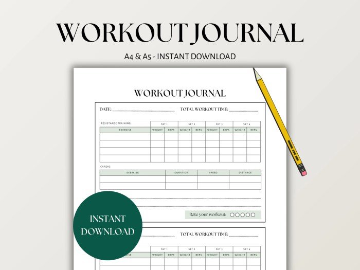 Fitness journaling