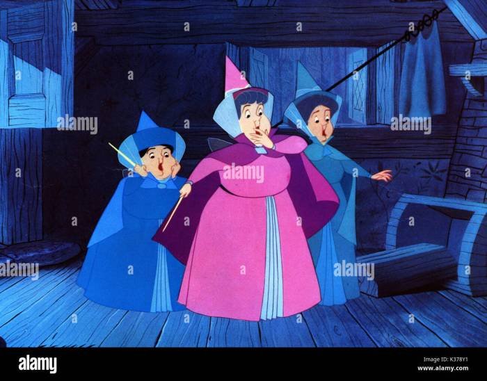 Sleeping beauty fairy godmothers