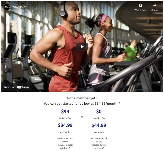 La fitness 3 day pass