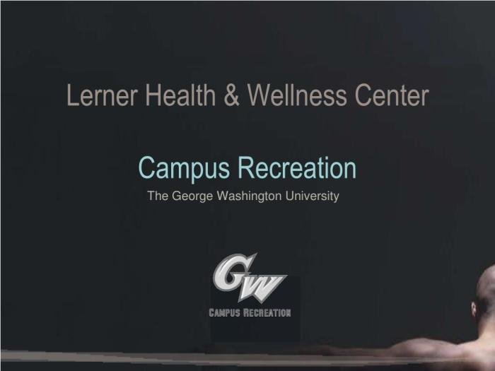 Lerner health and wellness center gwu