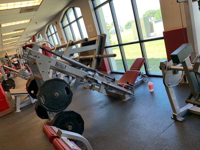 Jimmy brought fitness center