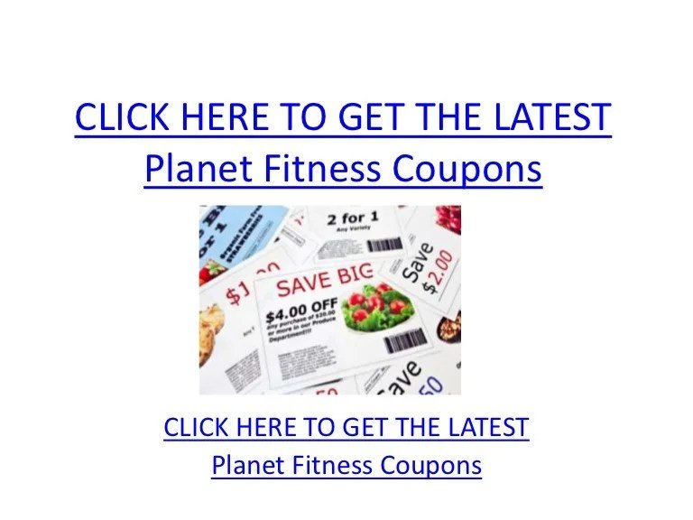 Planet fitness coupons code