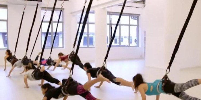 Bungee fitness fly gym workouts benefits york offers way first surf yorkmix mondo village