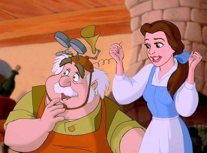 Maurice disney woods father lost beast beauty philippe trivia belle quiz trick wolf kind run animal while does into