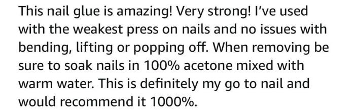 Beauty secrets drip & clog proof nail glue