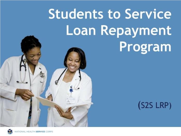 National health corps loan repayment