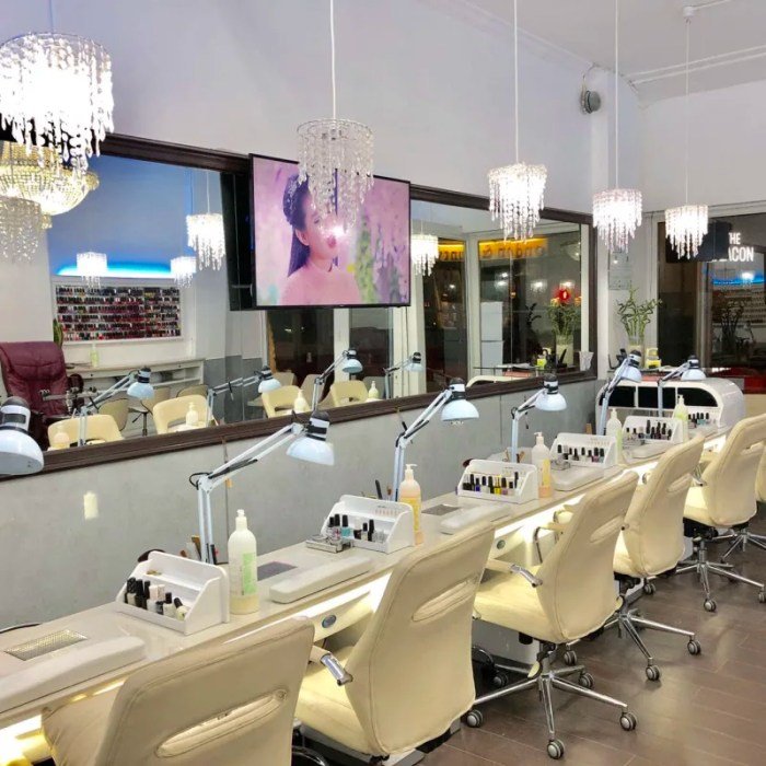 Nail polish salon lounge interior spa modern ideas decor chic contemporary caesarstone designed beauty choose board oak decorating beautiful saved
