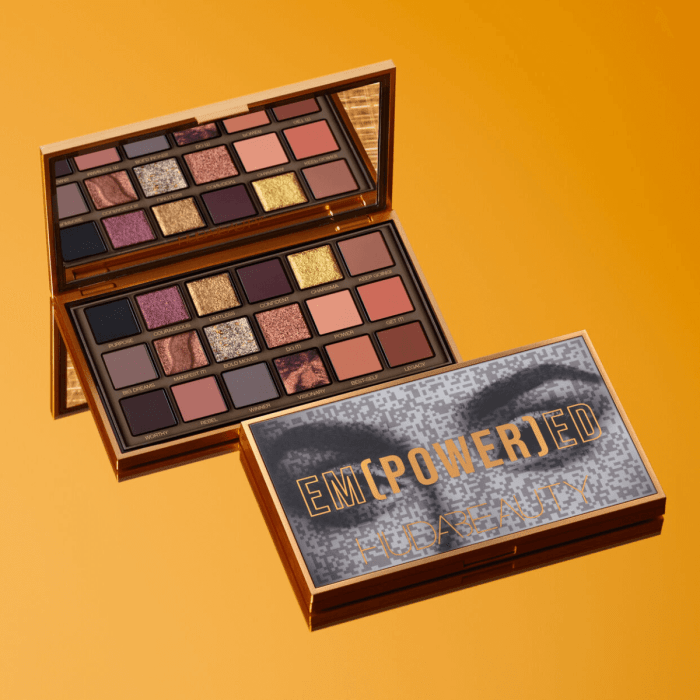 Huda beauty warm brown eyeshadow palette obsessions