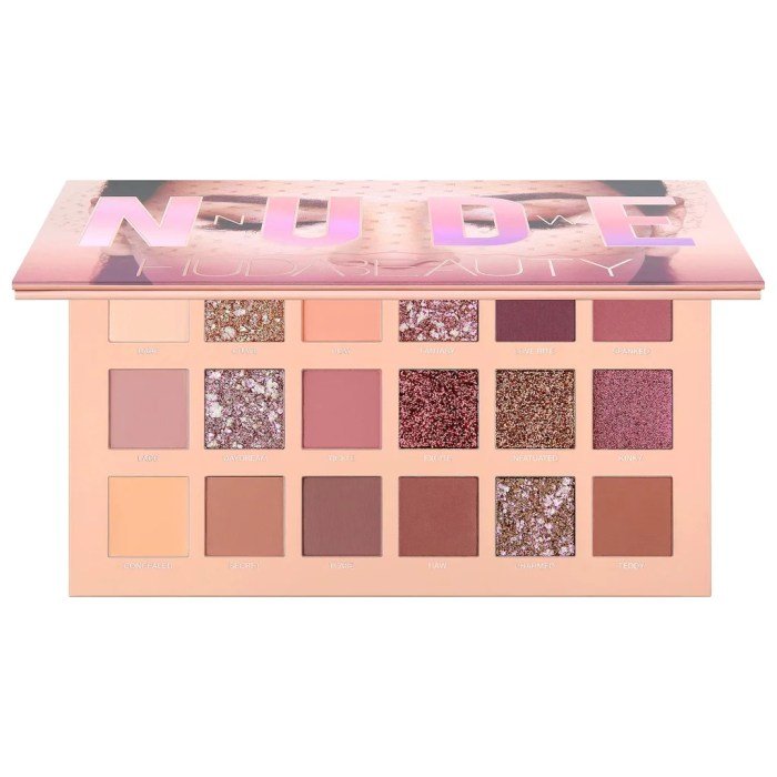 Huda beauty palette eyeshadow nude