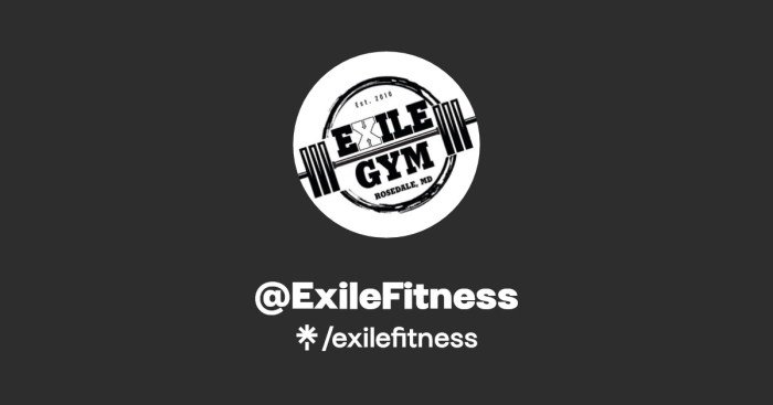 Exile fitness maryland