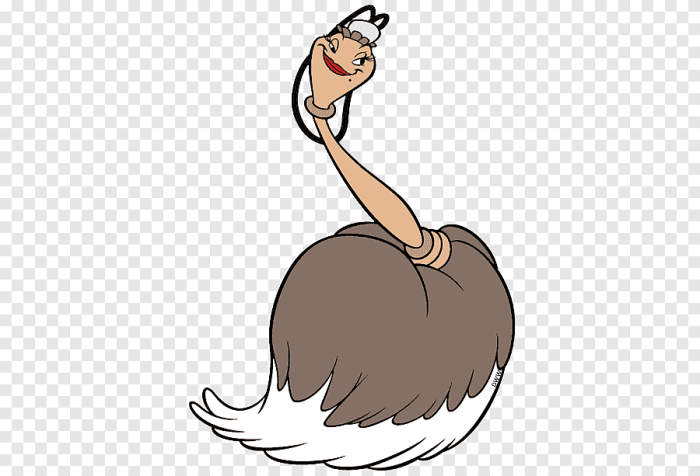Feather duster in beauty and the beast