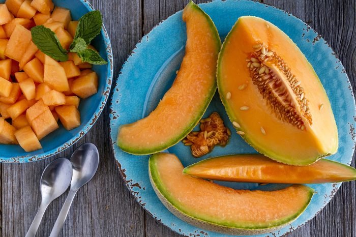 Health benefits from cantaloupe